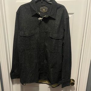 Freedom Foundry Dry Goods Co button down shirt jacket xxl